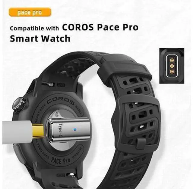Alt view image 5 of 7 - 2pcs/lot Connector Smart Watch Charging Adapter USB Type-C to 3-Pin Compatible with COROS Pace Pro