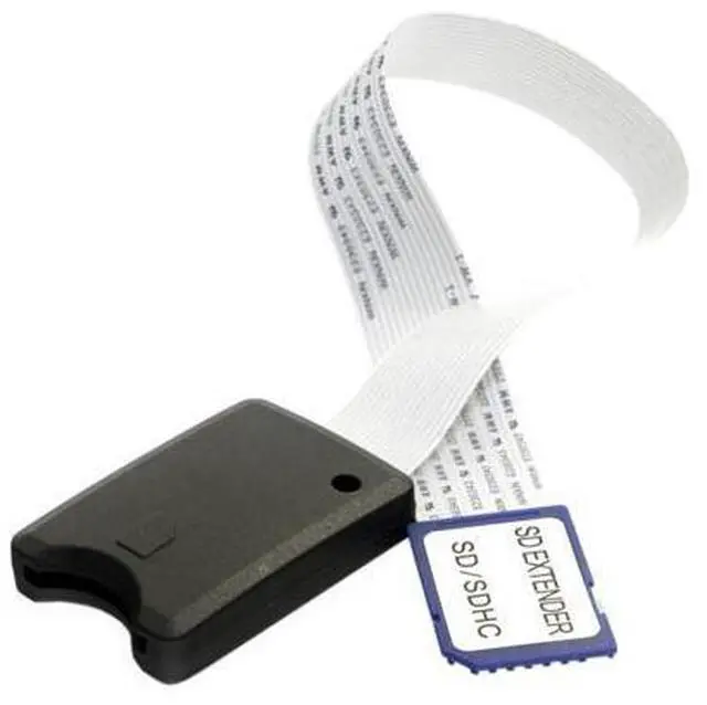 Alt view image 7 of 7 - Standard SD SDHC Memory Card Kit Male to SD Female Extension Soft Flat FPC Cable Extender 25cm