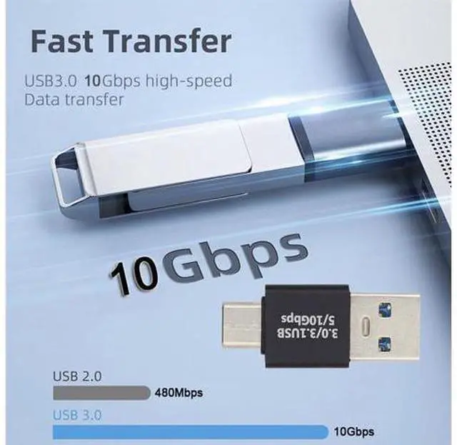 Alt view image 6 of 7 - Right Angled USB3.0 Type A Male to USB 3.1 Type C Male Data 10Gbps Charge Adapter 90 Degree for Laptop Phone