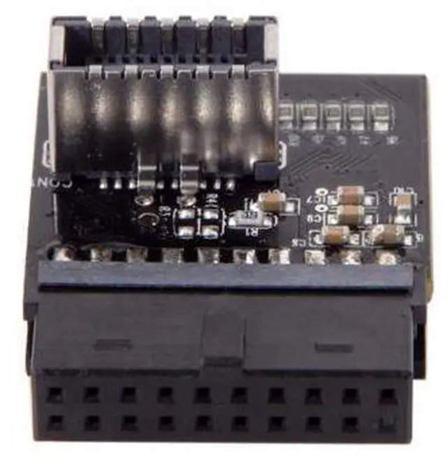 Main image of CY USB 3.1 Front Panel Socket to USB 3.0 20Pin Header Male Extension Adapter for Motherboard