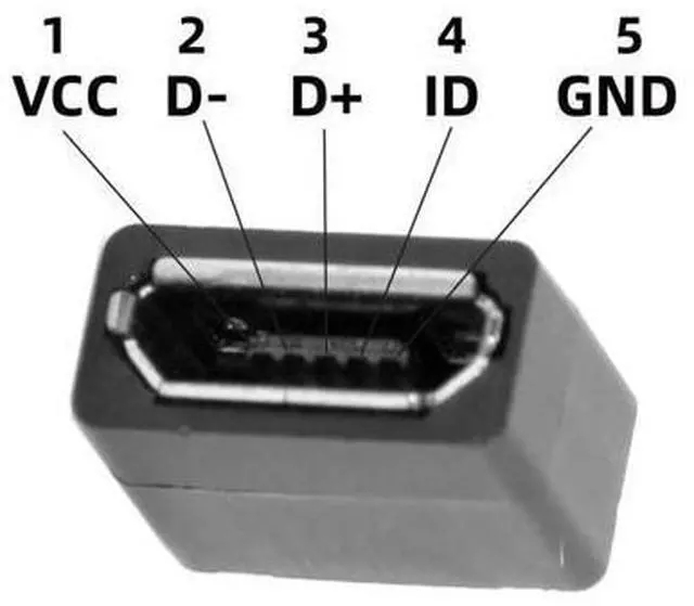 Alt view image 3 of 7 - 50 Pack Micro USB DIY Connector Micro USB Type B 5Pin Female Socket Port Repair Replacement Solder Adapter with PCB Board