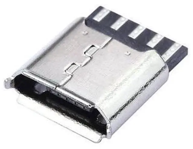 Alt view image 5 of 7 - 50 Pack Micro USB DIY Connector Micro USB Type B 5Pin Female Socket Port Repair Replacement Solder Adapter with PCB Board