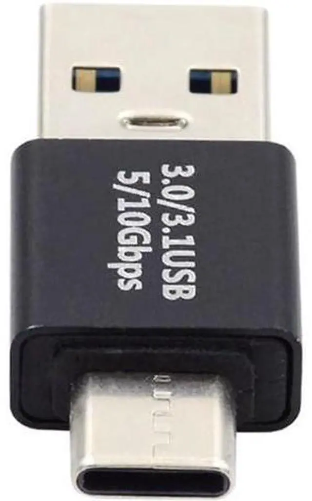 Main image of Right Angled USB3.0 Type A Male to USB 3.1 Type C Male Data 10Gbps Charge Adapter 90 Degree for Laptop Phone