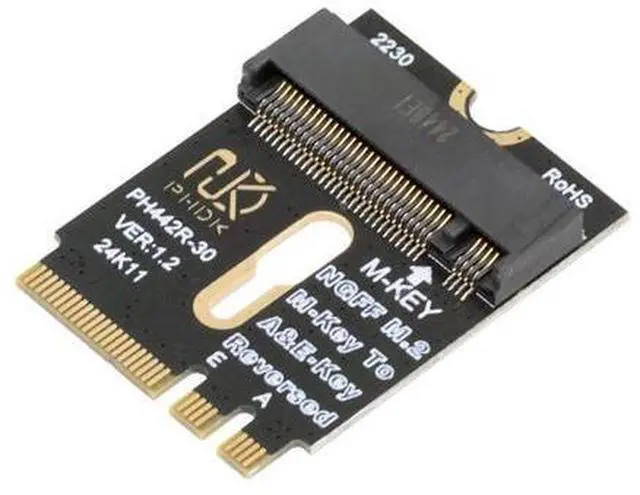 Main image of M.2(A+E Key) 2230MM to NVME M-Key Extension Card Adapter for Motherboard NVME SSD Hard Drive Port Extension 2230/2242/2260/2280MM