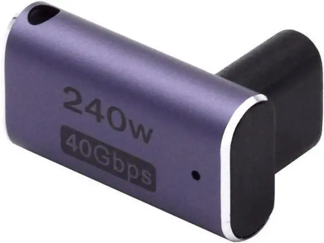 Main image of USB4 Type C Female to Female 240W Power 40Gbps Data 8K Video Adapter Up Down Angled for NS Phone Laptop