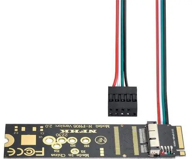 Alt view image 4 of 5 - BCM94360CD BCM94360CS BCM943602CS BCM94360CS2 WiFi Card to M.2 Key-M NVME SSD Adapter