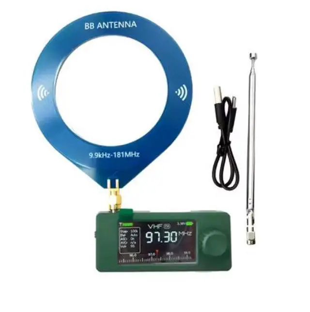 Alt view image 4 of 5 - New green SI4732 pocket-sized mini shortwave all-band radio