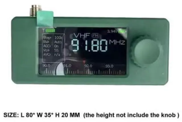 Main image of New green SI4732 pocket-sized mini shortwave all-band radio