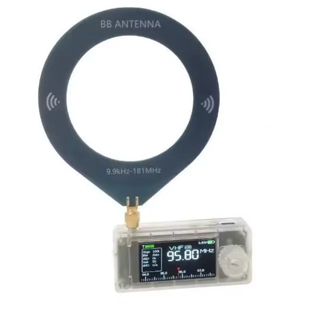 Alt view image 2 of 5 - New SI4732 pocket-sized mini shortwave all-band transparent shell portable radio
