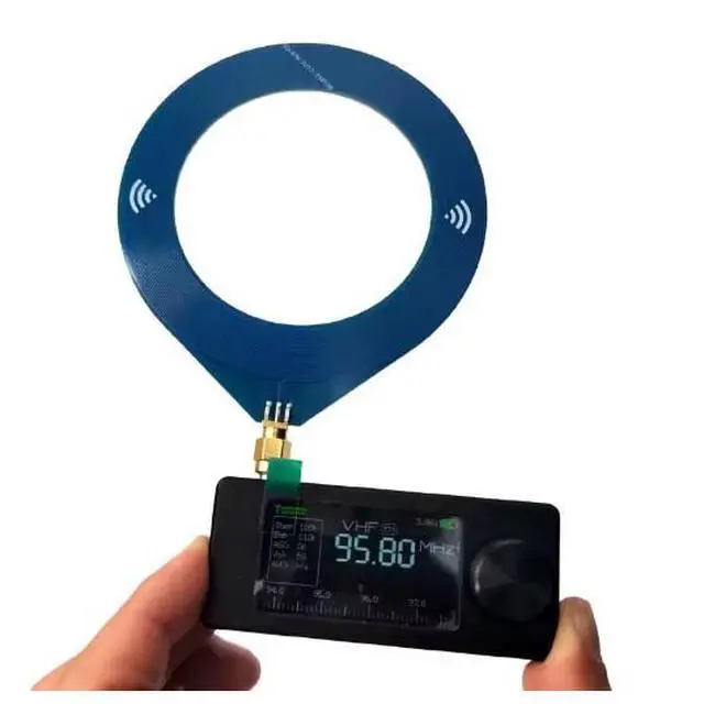 Alt view image 5 of 5 - New SI4732 pocket-sized mini shortwave all-band aluminum-shell portable radio