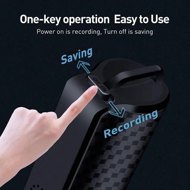 Alt view image 3 of 5 - Cross-border new model strong magnetic suction recorder for conference teaching AI intelligent high-definition noise reduction standby time long recording pen