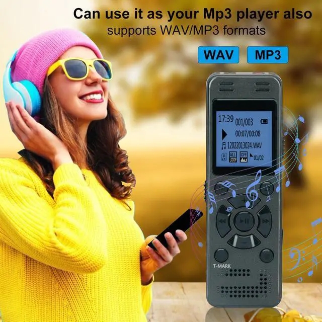 Alt view image 2 of 5 - Cross-border high-definition intelligent noise reduction and control recording portable and compact portable conference student class recording pen
