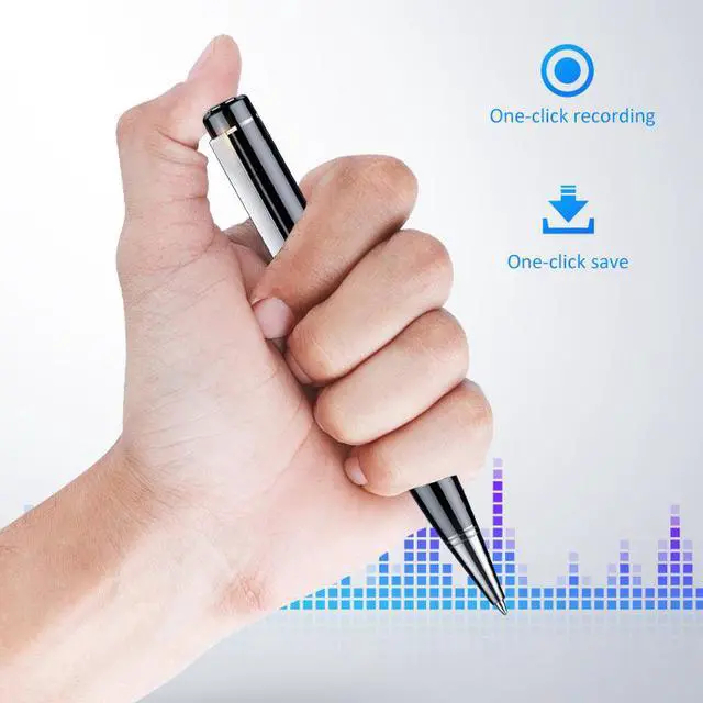 Alt view image 5 of 5 - Cross-border best-selling pen-shaped recorder with professional high-definition noise reduction and extremely long battery life - perfect for students to record class lectures and for holding meetings