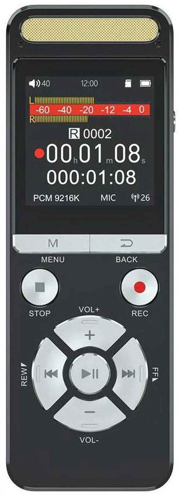 Main image of Cross-border export AI audio recorder with noise reduction and color screen, small portable, long standby time, professional AI recorder, AI audio recorder