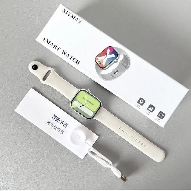 Alt view image 4 of 5 - 2025 Cross-border New Style Men's and Women's S12 Bluetooth Calling Smart Watch, Huoqiangbei S11 Smart Watch orange