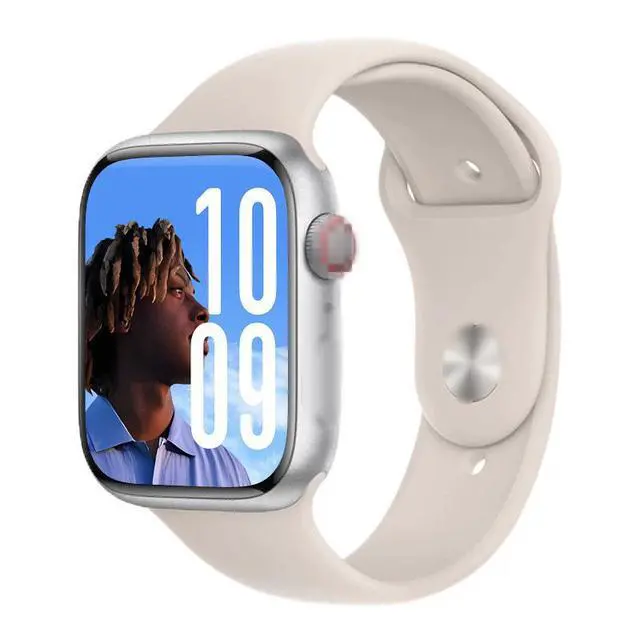 Alt view image 3 of 5 - New non-invasive needle-free blood glucose S10 Bluetooth watch for uric acid, heart rate and blood oxygen monitoring, payment function S11 smart watch S11 Silver Regular Model