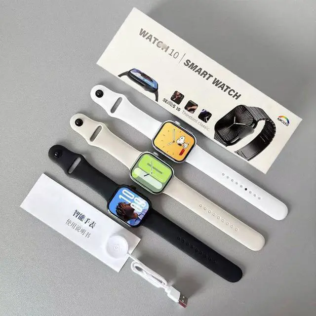 Main image of New non-invasive needle-free blood glucose S10 Bluetooth watch for uric acid, heart rate and blood oxygen monitoring, payment function S11 smart watch S11 Silver Regular Model