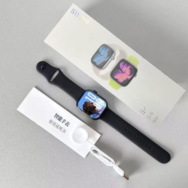 Alt view image 3 of 4 - Factory direct-sale S10 e-commerce best-selling heart rate, blood pressure and oxygen level health monitoring sports S11 Bluetooth smart watch