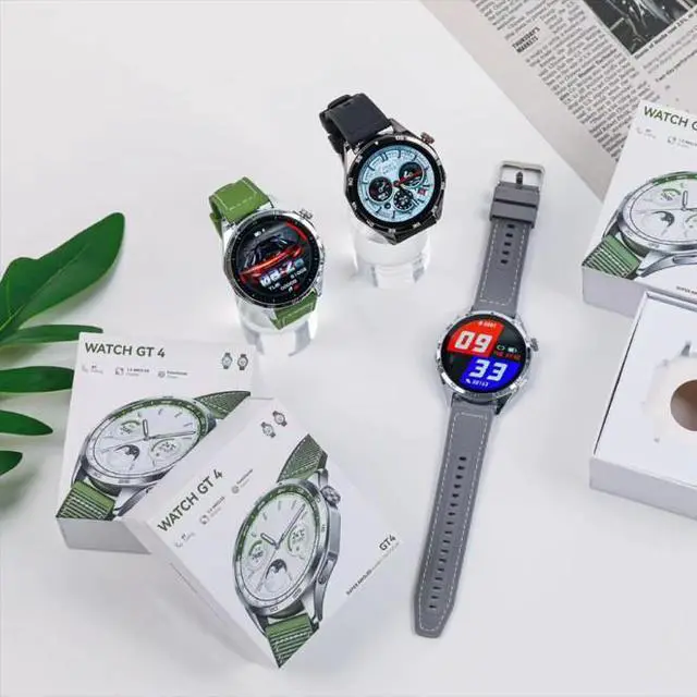 Alt view image 5 of 5 - GT4 round model best-selling multi-functional smart round-screen sports men's high-definition full-touch Bluetooth smart watch