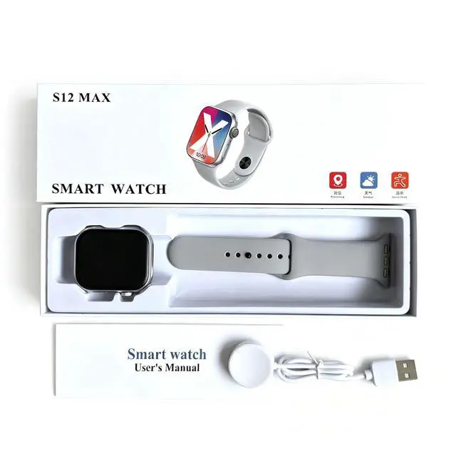 Alt view image 4 of 4 - 2026 New Model S12 Smart Bluetooth Watch - Heart Rate, Blood Pressure, Oxygen Saturation Multi-function S11 Bluetooth Watch orange