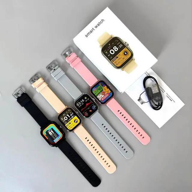 Alt view image 4 of 4 - Watch H13 Bluetooth-enabled, Bluetooth-enabled, sports smart bracelet with 1.83-inch large screen, heart rate monitoring, Bluetooth-enabled calls pink