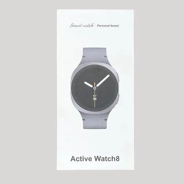 Alt view image 2 of 5 - New Watch8 smartwatch with heart rate, blood pressure and oxygen level monitoring, step counting, Bluetooth connectivity, and sports functions.