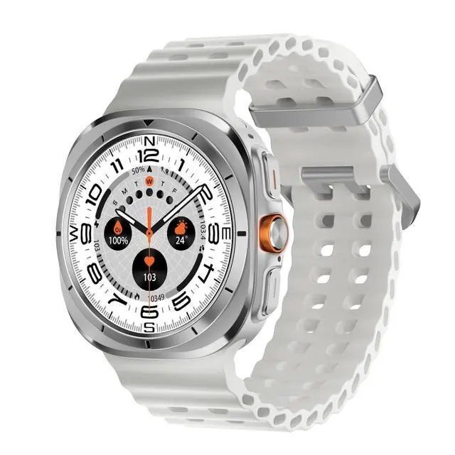 Alt view image 3 of 5 - New Watch7 smartwatch - Bluetooth calling, music playback, heart rate monitoring, blood pressure measurement, blood oxygen level detection, exercise tracking, business-oriented watch