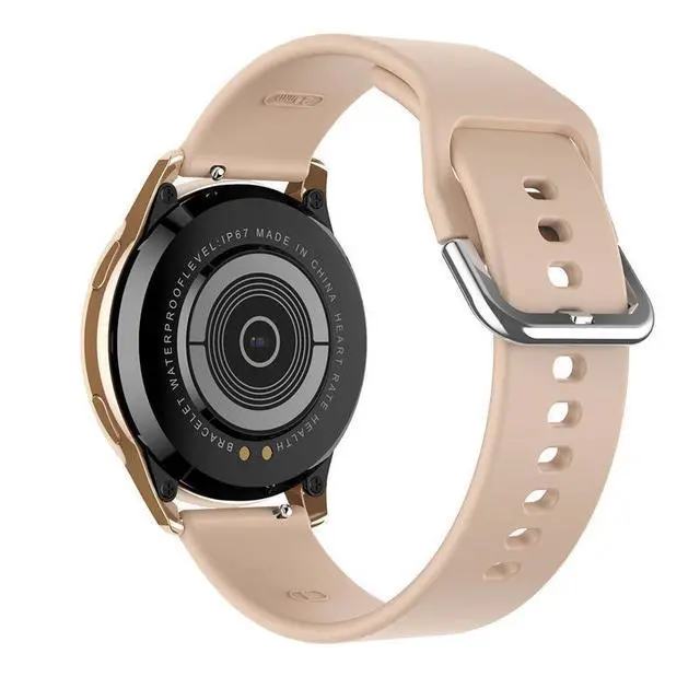 Alt view image 5 of 5 - T2pro smart watch has a round screen, Bluetooth calling function, heart rate monitoring, exercise step counting and incoming call information reminder. silver