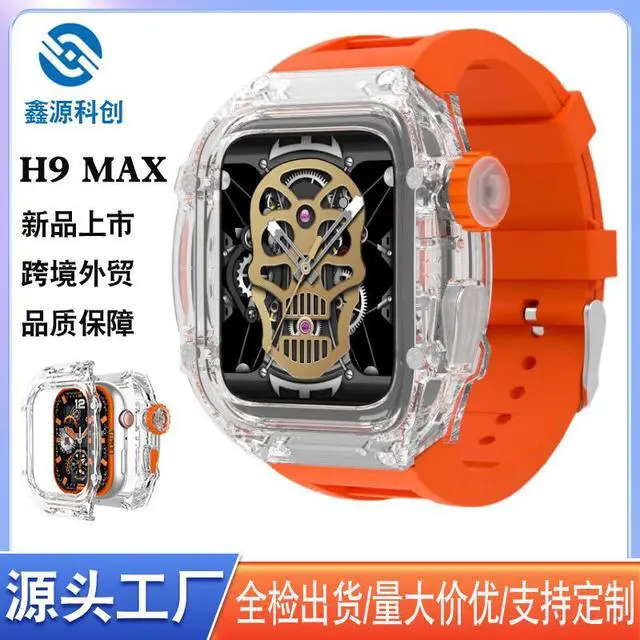 Alt view image 2 of 5 - New H9 smartwatch with Bluetooth calling, NFC function, multi-functional sports watch, heart rate monitoring, sleep tracking, sports activities tracking and payment functionality.