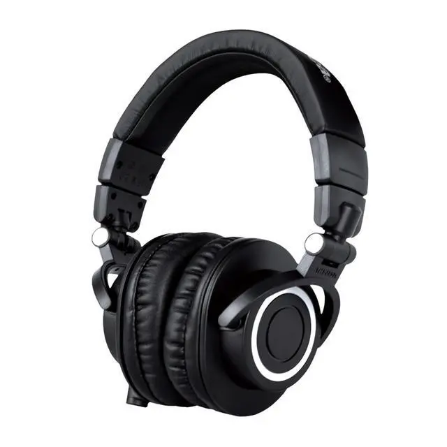 Alt view image 2 of 5 - ATH-M50x Professional Listening Headphones - Over-Ear Wired Bluetooth High-Fidelity Sound Card Headphone System HIFIV orange