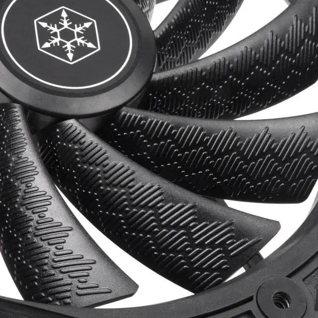 Alt view image 7 of 7 - SilverStone Technology Shark Force 160 Performance Enhanced 160mm (with 140mm mounting Holes) PWM Fan, SST-SF160B