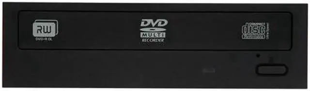 Main image of LITE-ON 24x DVD Burner - Bulk 24X DVD+R 8X DVD+RW 12X DVD+R DL 24X DVD-R 6X DVD-RW 16X DVD-ROM 48X CD-R 32X CD-RW 48X CD-ROM Black SATA Model DH-24AAS
