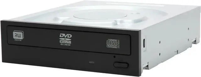 Alt view image 3 of 3 - LITE-ON 24x DVD Burner - Bulk 24X DVD+R 8X DVD+RW 12X DVD+R DL 24X DVD-R 6X DVD-RW 16X DVD-ROM 48X CD-R 32X CD-RW 48X CD-ROM Black SATA Model DH-24AAS