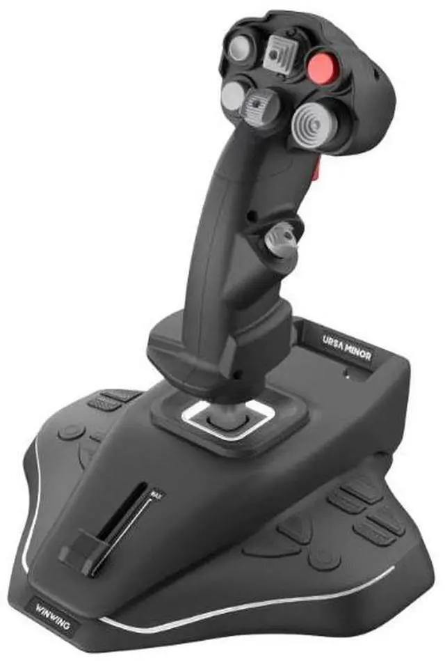 Main image of WINWING URSA MINOR Fighter Flight Stick HOTAS Joystick for DCS, X-Plane & MSFS | Hall Effect Flight Simulator Controller Left hand
