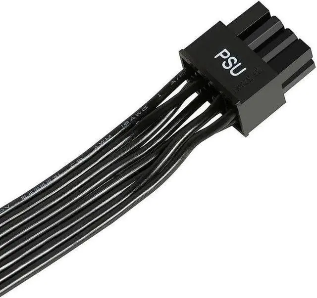 Alt view image 3 of 7 - 2x 8Pin 4+4Pin Dual CPU Cable P4 ATX 12V for Corsair HX750i HX850i HX1000i HX1200i Modular Power, 18AWG Flat Cable
