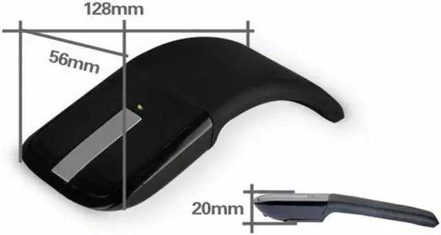 Alt view image 2 of 4 - mouse for Microsoft Arc Touch 2 generation mouse for Arc Touch portable wireless Mice