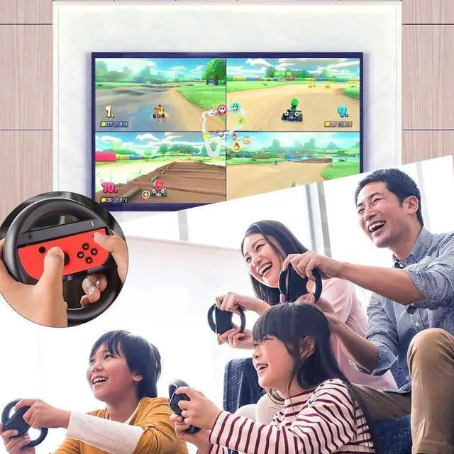 Alt view image 4 of 7 - Nintendo Switch Joy-Con Controller Mini Switch Controller Joy Con (L/R) Wireless Pro Game Controller Gamepad Joypad Joystick Compatible with Nintendo Switch, Blue and Red Color