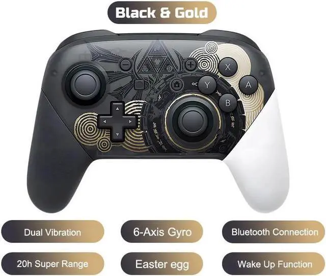 Main image of Limited Theme Bluetooth Wireless Switch Pro Controller - Gamepad for Nintendo Switch, Switch Lite, and Steam Games Tears of the Kingdom