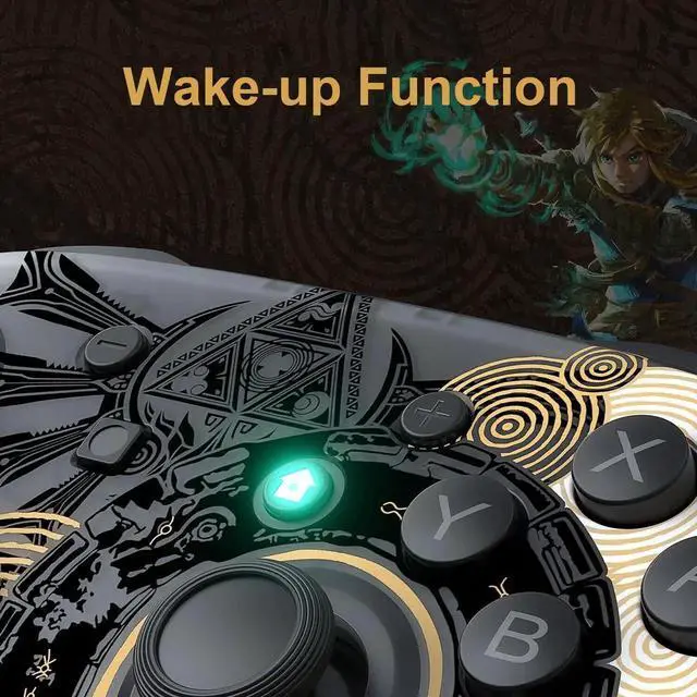 Alt view image 6 of 6 - Limited Theme Bluetooth Wireless Switch Pro Controller - Gamepad for Nintendo Switch, Switch Lite, and Steam Games Tears of the Kingdom