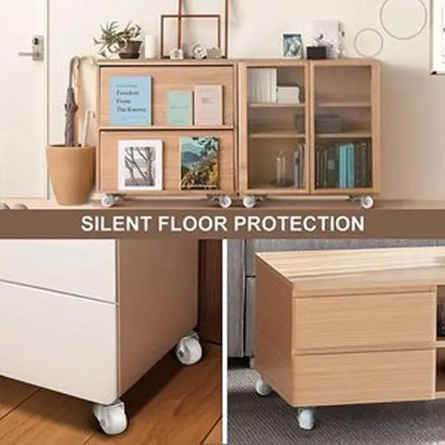 Alt view image 6 of 7 - 1 1.25 1.5 2 Inch Swivel Caster Rubber Wheel Heavy Duty Top Plate Bearing Cart