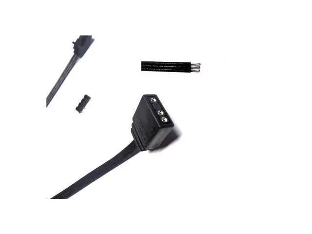 Alt view image 4 of 6 - Adapter cable For Corsair RGB Fan (4-pin) to Asus Aura/MSI Mystic Light Addressable RGB