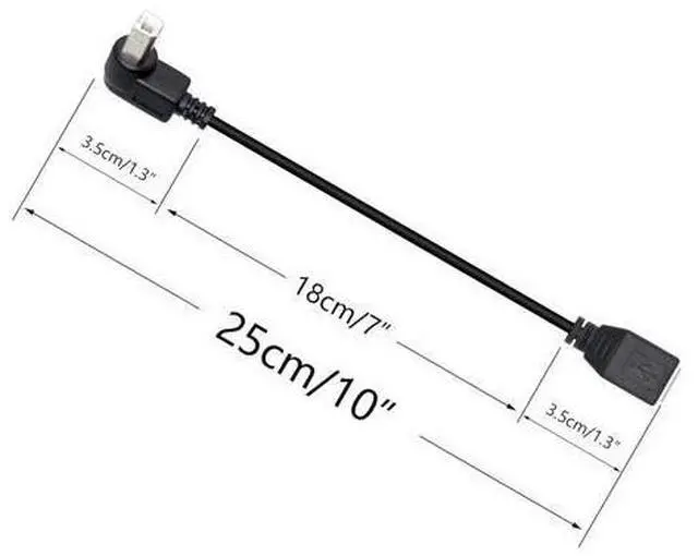 Alt view image 3 of 7 - USB 2.0 Type-B Printer Cable, 2-Pack USB 2.0 B Female to Type-B Male (90 Degree UP + Down Right Angle) Printer Short Extension Cable for Scanner, Mobile HDD and More (UP-Down)