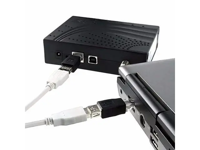 Alt view image 4 of 7 - 2 Pack Ethernet to USB Adapter, USB to Ethernet Adapter, RJ45 Ethernet Male to USB Female Converter, USB to RJ45 Connector for ADSL Modem, Router, Camera with Network Function