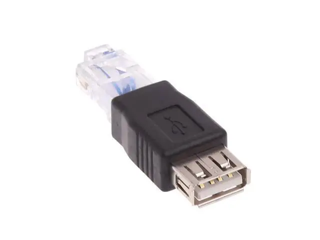 Alt view image 3 of 7 - 2 Pack Ethernet to USB Adapter, USB to Ethernet Adapter, RJ45 Ethernet Male to USB Female Converter, USB to RJ45 Connector for ADSL Modem, Router, Camera with Network Function