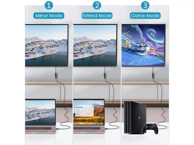 Alt view image 7 of 7 - HDMI Extension Cable Up Angle 1.5 Feet 4K HDMI Extender Cable Male to Female Adapter Cord 90 Degree HD Video Converter Short Wire for Monitor, Laptop, Projector, HDTV