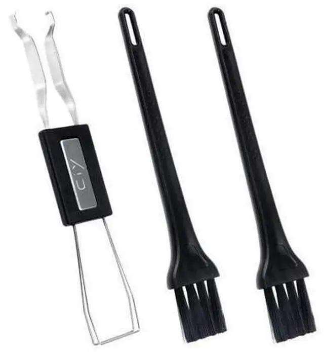 Main image of New Keycap Puller Switch Puller Stainless Steel Keycap Removal Tool with 2 Pcs Keyboard Cleaning Brush for Mechanical Keyboard