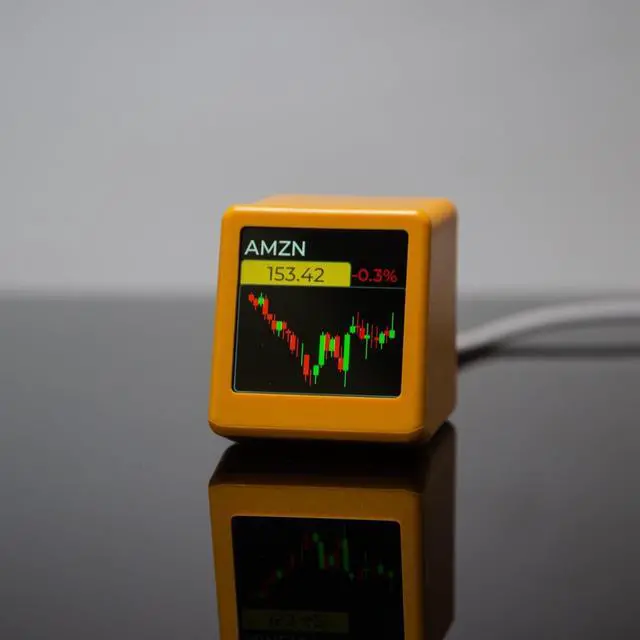 Alt view image 2 of 6 - NASA NMiner Bitcoin Cryptocurrency,Stocks,Futures,Currency Exchange Rate,Price Tracker Ticker,Time Clock Weather Display