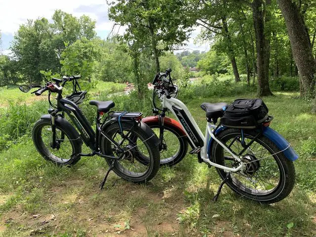 Alt view image 5 of 7 - MAGICYCLE Step-thru Electric Bike 26" Fat Tires Peak 1500W Motor Off-road E-Bike for Adults,52V 20Ah Battery Electric Bicycle,28mph Max Speed, 100 Miles Range, Hydraulic Disc Brake,Shimano 7 speed