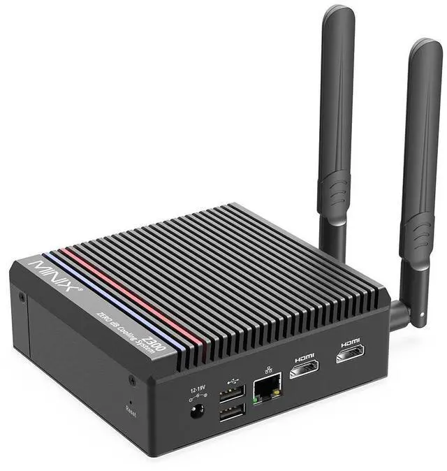 Alt view image 3 of 7 - MINIX Z350-0dB Fanless Silent Mini PC, Intel i3-N350 up to 3.9GHz,16GB DDR4, 512GB NVMe SSD,Dual 4K HDMI 2.1, 2.5G LAN & WiFi 6,Zero Noise Full Metal Desktop Computer,VESA Mountable,Windows 11 Pro