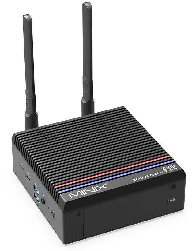 Main image of MINIX Z350-0dB Fanless Silent Mini PC, Intel i3-N350 up to 3.9GHz,16GB DDR4, 512GB NVMe SSD,Dual 4K HDMI 2.1, 2.5G LAN & WiFi 6,Zero Noise Full Metal Desktop Computer,VESA Mountable,Windows 11 Pro